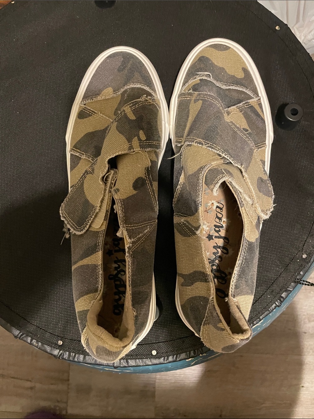 Camo Slip-On Canvas Sneakers